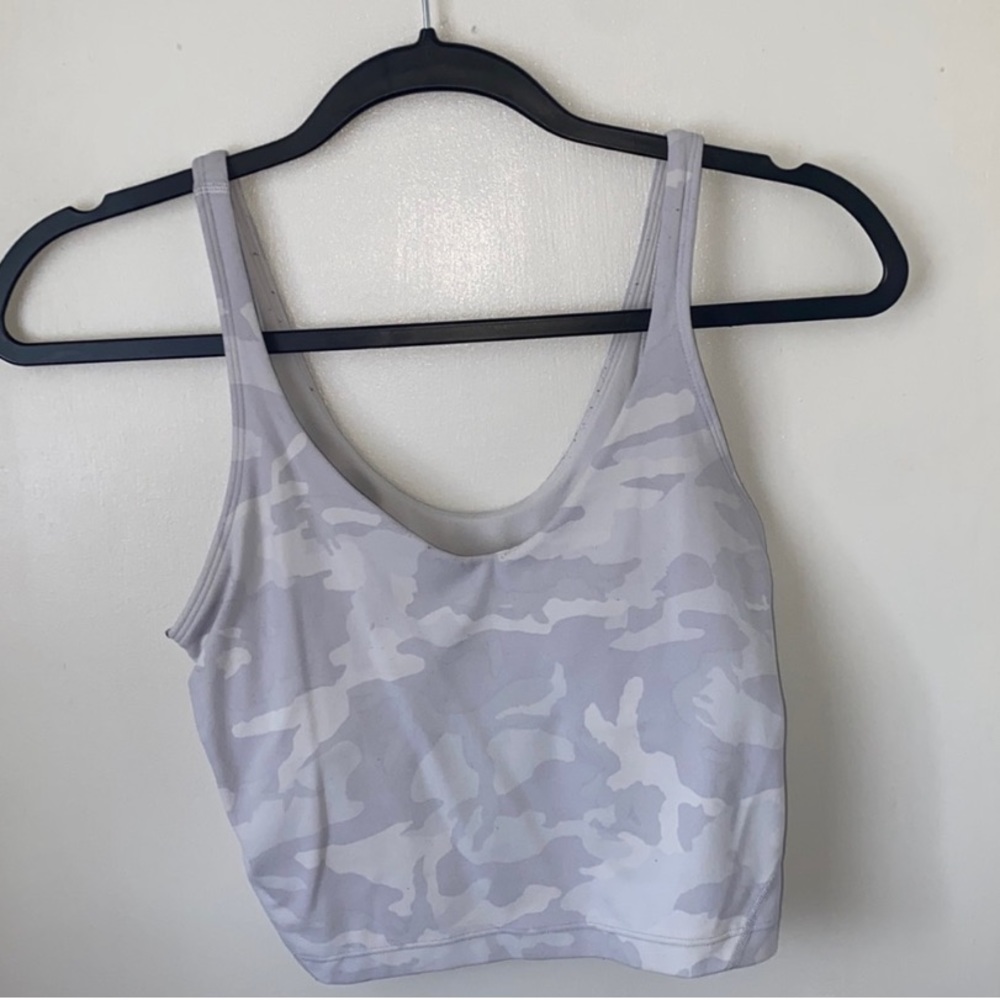 White camo lululemon align tank